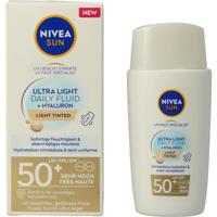Nivea Sun face daily fluid SPF50 tint M