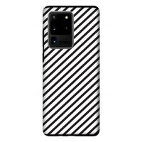 Strepen zwart-wit: Samsung Galaxy S20 Ultra Tough Case