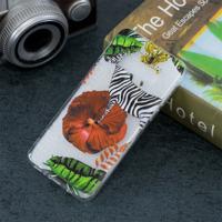 Zebra patroon transparant TPU beschermhoes voor Galaxy S10 Lite
