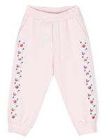 Monnalisa pantalon de jogging à fleurs - Rose - thumbnail