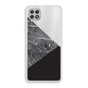 Combinatie marmer: Samsung Galaxy A22 4G Transparant Hoesje