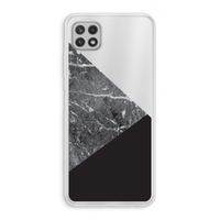 Combinatie marmer: Samsung Galaxy A22 4G Transparant Hoesje