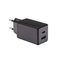 PATONA Premium Oplader GaN PD45W 1xUSB-C 1xUSB-A PD3.0 QC3.0 Zwart