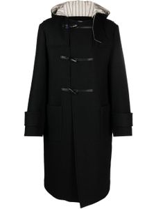 Wales Bonner duffle-coat Eternity à capuches - Noir