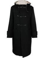 Wales Bonner duffle-coat Eternity à capuches - Noir