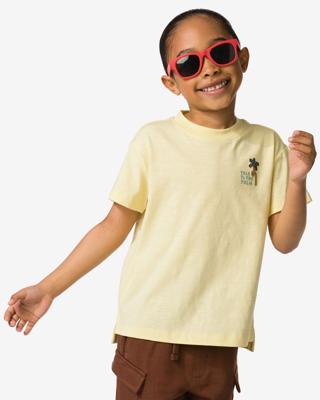 HEMA Kinder T-shirt fruit lichtgeel (lichtgeel)