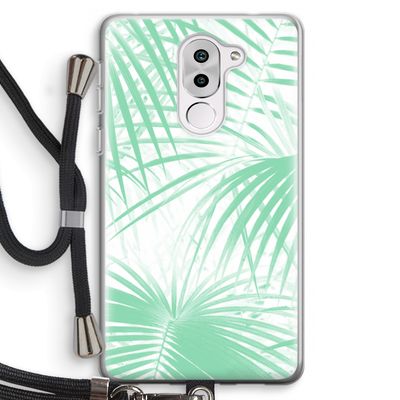Palmbladeren: Honor 6X Transparant Hoesje met koord