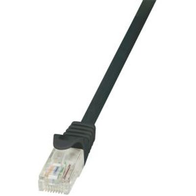 LogiLink 1m Cat.6 U/UTP 1m Cat6 U/UTP (UTP) Zwart netwerkkabel