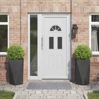 Plantenbak 2 pcs Zwart 40 x 40 x 75 cm Staal