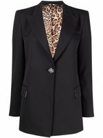 Philipp Plein blazer Cady à ornements en cristal - Noir