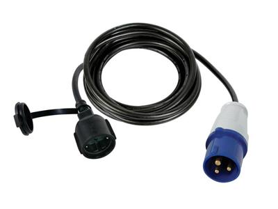 Verloopkabel van schukostekker naar cee-stekker 3 m randaarde - Velleman