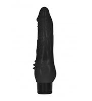 8 Inch Fat Realistic Dildo Vibe - Black