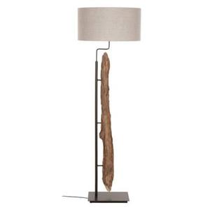 MUST Living Floorlamp Contemporary,170-180xØ66 cm, linen natural shade