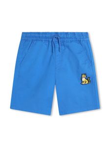 Kenzo Kids short de sport à logo brodé - Bleu