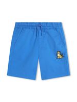 Kenzo Kids short de sport à logo brodé - Bleu