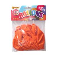 No Brand Globos ballonnen 10 stuks oranje