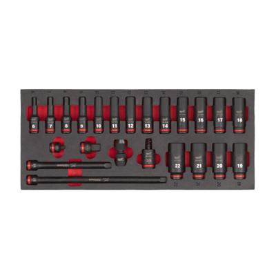 Milwaukee Doppenset | Foam inlay | 3/8" | 23-delig - 4932493390