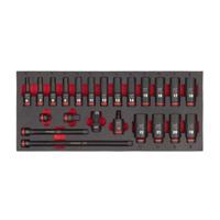 Milwaukee Doppenset | Foam inlay | 3/8" | 23-delig - 4932493390