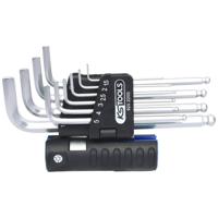 KS Tools 920.2200 Inbus Haakse schroevendraaierset 1.5 mm, 2 mm, 2.5 mm, 3 mm, 4 mm, 5 mm, 6 mm, 7 mm, 8 mm, 10 mm 10-delig