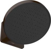 Hoofddouche Hotbath Cobber 1-F opbouw, 300mm Kantelbare Wandarm Geborsteld Tuscan Bronze