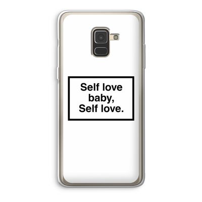 Self love: Samsung Galaxy A8 (2018) Transparant Hoesje