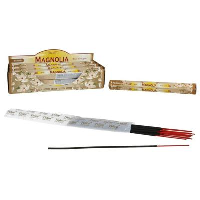 Wierook sticks in huisgeur Magnolia - 20x sticks van 22 cm - Ontspannend - 24 grams - bloemen