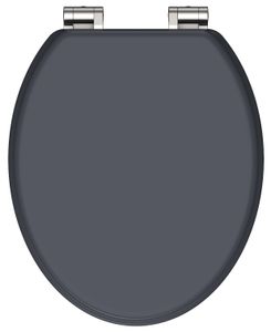 Schutte MDF WC-bril SPIRIT ANTHRAZIT met soft-close | antraciet mat
 - 80104 80104
