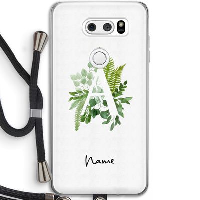 Green Brush: LG V30 Transparant Hoesje met koord