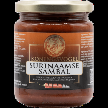 Koningsvogel Surinaamse Sambal 270 g bij Jumbo