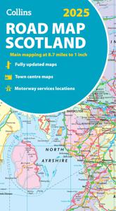 Wegenkaart - landkaart Scotland - Schotland road map 2025 | Collins