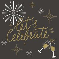 Servet l33 b33 cm lets celebrate 20st - Duni