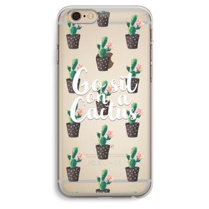 Cactus quote: iPhone 6 Plus / 6S Plus Transparant Hoesje