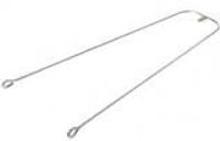 Spatbordstang 18" per stuk alu