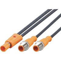ifm Electronic EVC844 Verbindingskabel Aantal polen (sensoren): 4 Stekker, recht 0.5 m 1 stuk(s)