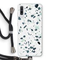 Terrazzo N°2: Samsung Galaxy A70 Transparant Hoesje met koord