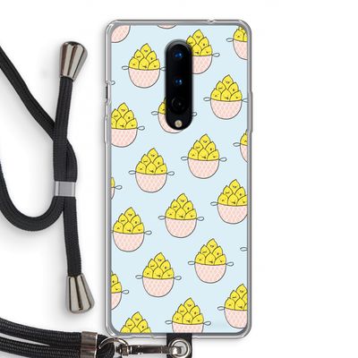 Citroenen: OnePlus 8 Transparant Hoesje met koord