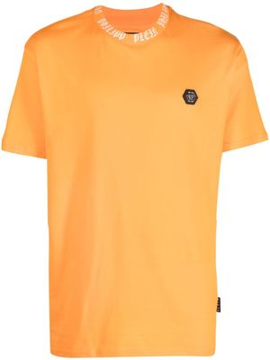 Philipp Plein t-shirt Gothic Plein à patch logo - Orange
