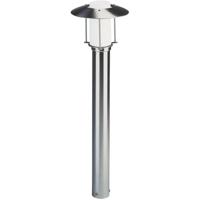 Albert Buitenverlichting RVS tuinpaal Lantern 692257