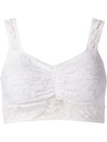 Amir Slama soutien-gorge en dentelle - Blanc