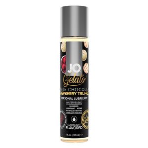 Condoom Anoniem Gelato White Chocolate Raspberry Truffle - Glijmiddel Op Waterbasis 30ml