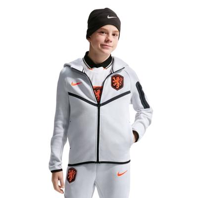 Nike Nederland Tech Fleece Vest 2026-2028 Kids Lichtgrijs Zwart Feloranje