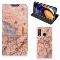 Samsung Galaxy A60 | Standcase | Marmer Oranje