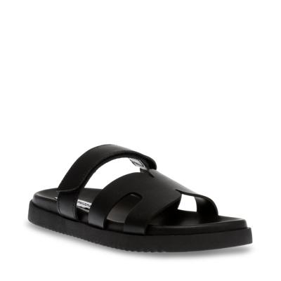 Steve Madden Missile Sandal Sm11003028 Sandalen 05o Blk Action Leather