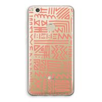 Marrakech Pink: Huawei Ascend P8 Lite (2017) Transparant Hoesje - thumbnail