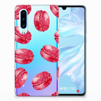 Huawei P30 | Siliconen Case | Pink Macarons