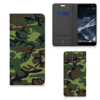 Nokia 5.1 (2018) | Hoesje met Magneet | Army Dark