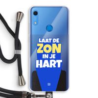 Laat de zon in je hart: Huawei Y6s Transparant Hoesje met koord