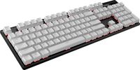 HyperX Pudding Keycaps Full Key Set (White PBT) keycaps - thumbnail