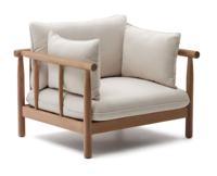 Kave Home Outdoor Fauteuil 'Sacova' Eucalyptushout