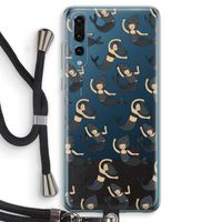 Zeemeermin: Huawei P20 Pro Transparant Hoesje met koord